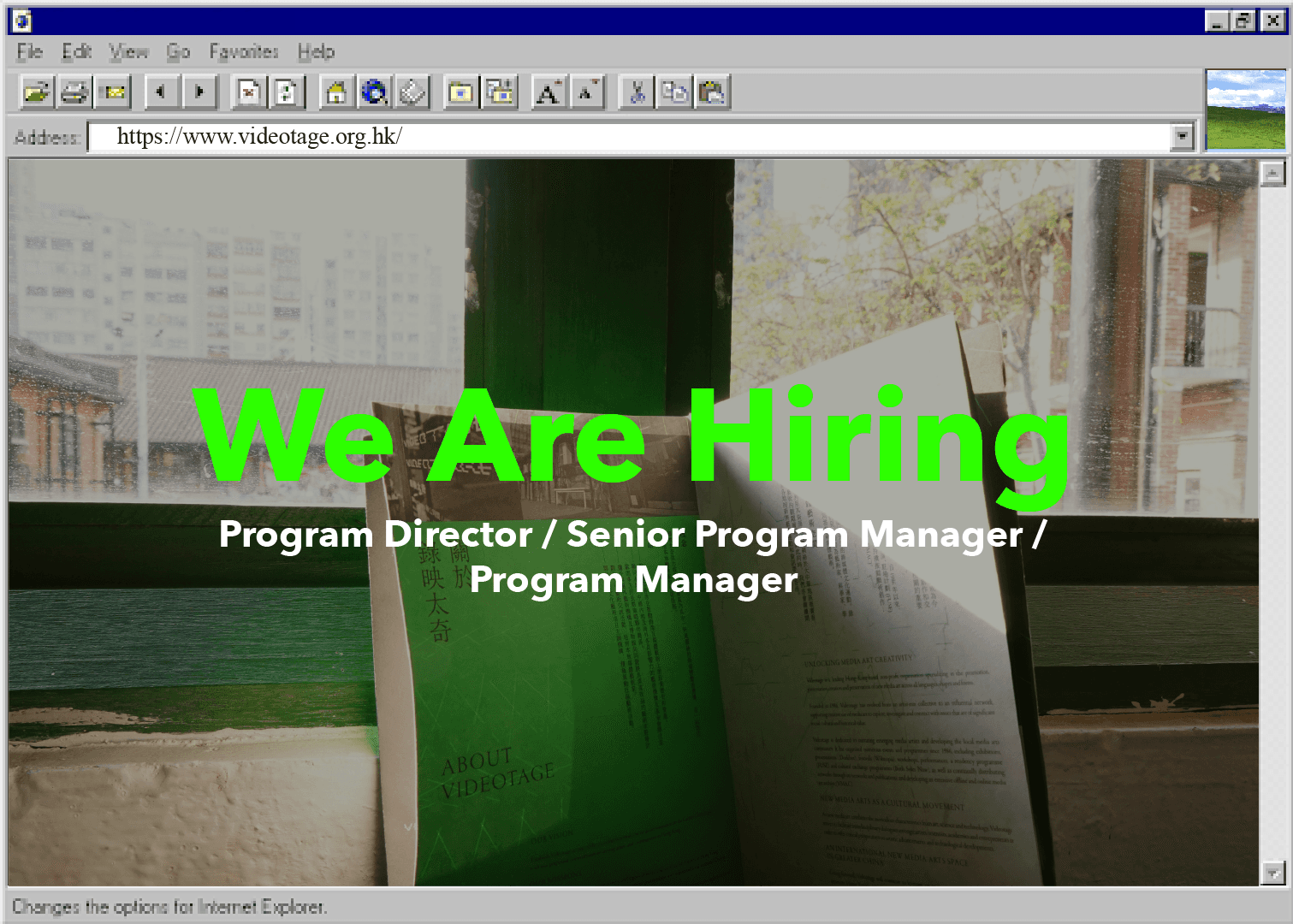 Videotage is hiring Program Director / Senior Program Manager / Program Manager