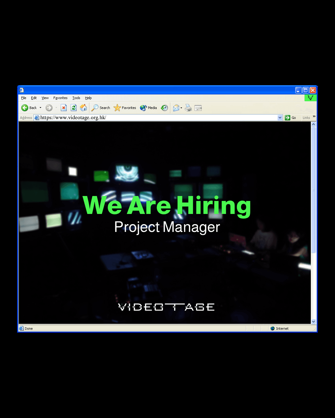 Videotage is hiring Project Manager (position funded by HKADC)