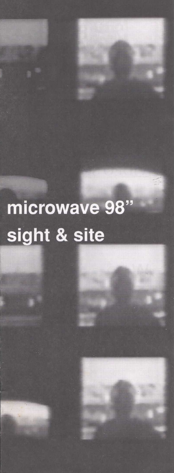 Microwave Video Festival-Sight and Site – Leaflet 微波98錄像節-行遠近視 – 單張