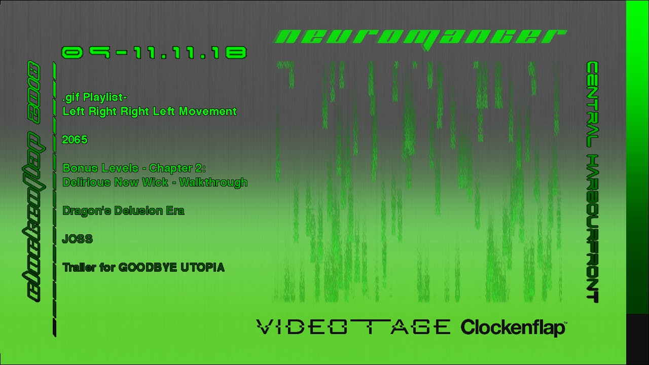 Clockenflap 2018 Neuromancer - 錄像藝術節目 @ Clockenflap 2018