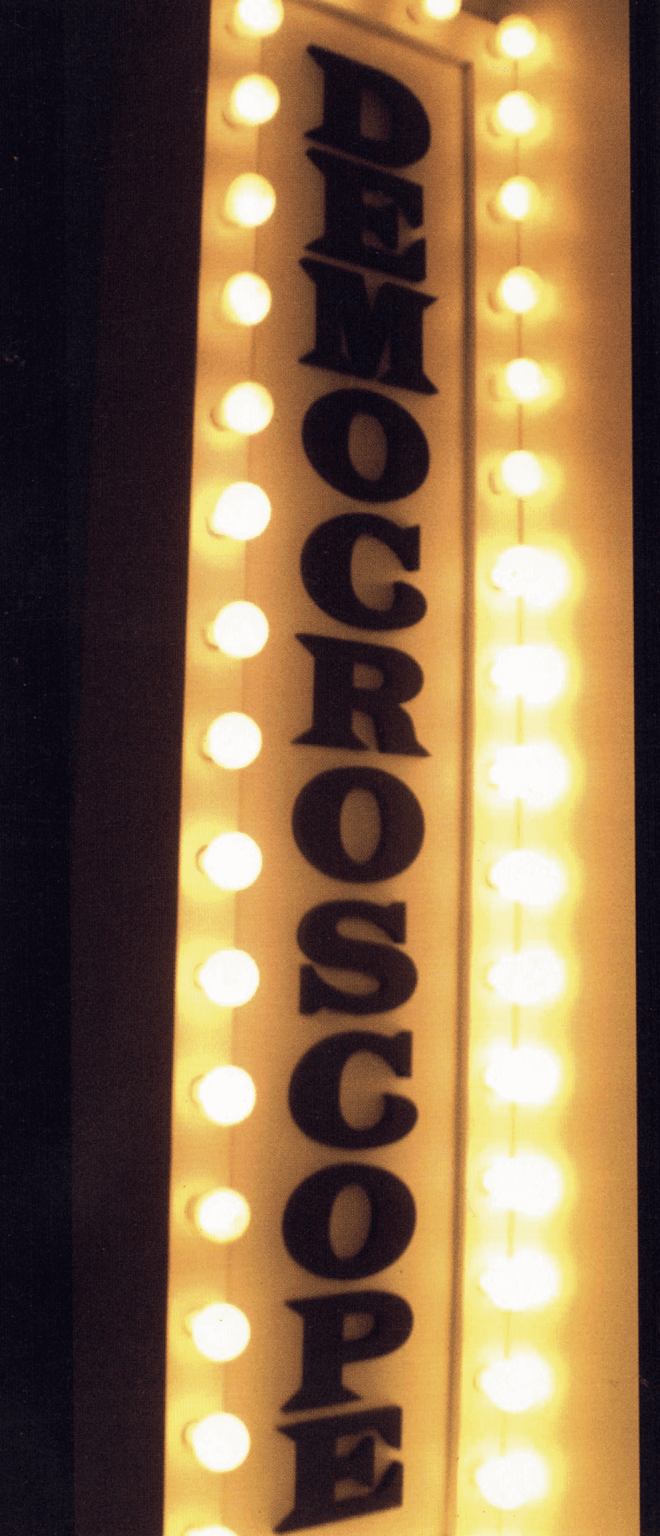 Democroscope Participatory Video Installation – Leaflet 前往人群 前往大眾 – 單張