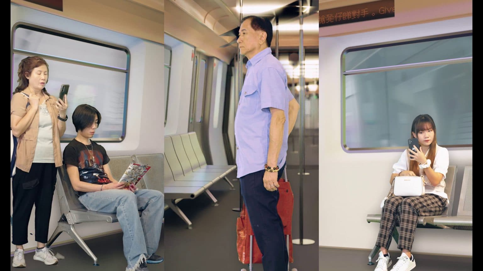 Passengers Back and Forth 去來往返程步禮們